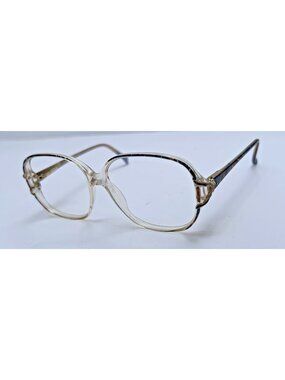 Vintage Jane Color #2 Silver Dollar Goldtone Multi-color Eyeglass Frames Only